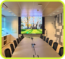 Painel de LED aplicado no segmento CORPORATIVO