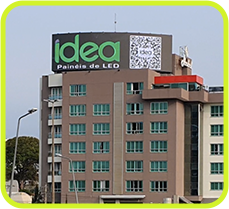 Painel de LED aplicado no segmento HOTELARIA, TURISMO E GASTRONOMIA